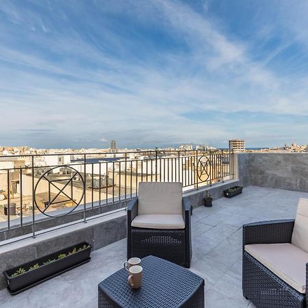 Terrace View-Stylish Two Bedrooms Fully Ac-Wifi Penthouse Msida Exterior foto