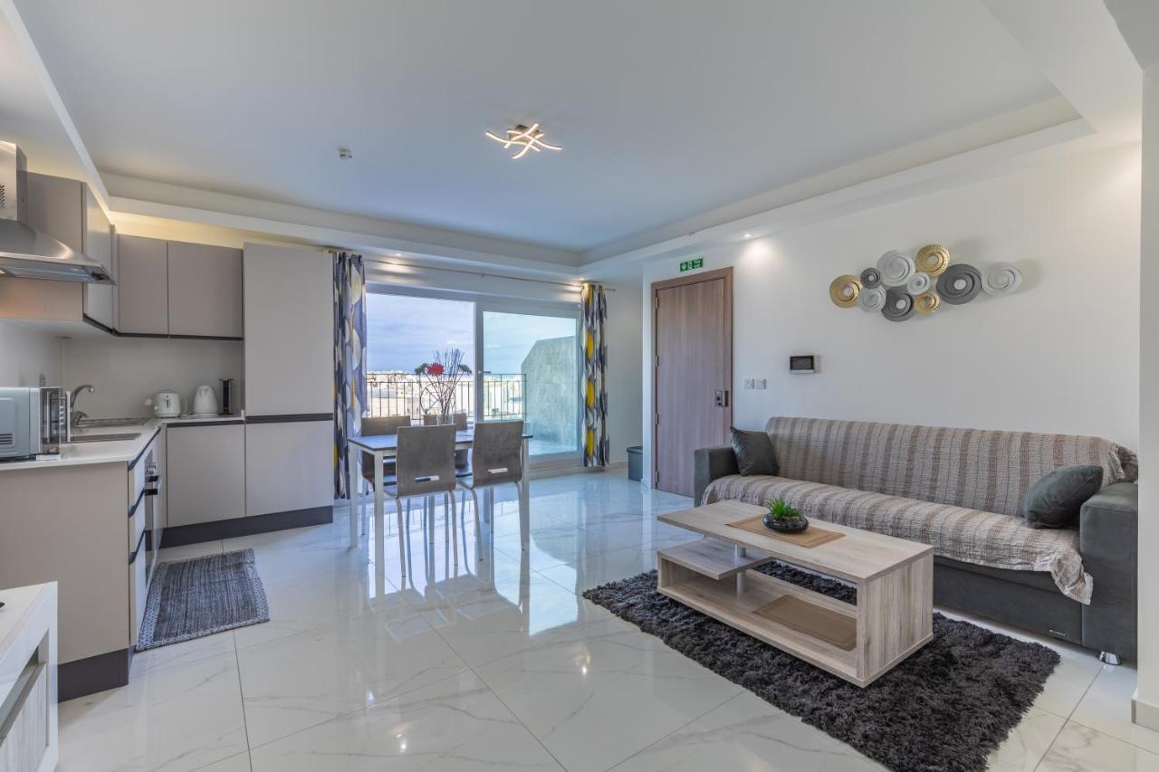 Terrace View-Stylish Two Bedrooms Fully Ac-Wifi Penthouse Msida Exterior foto
