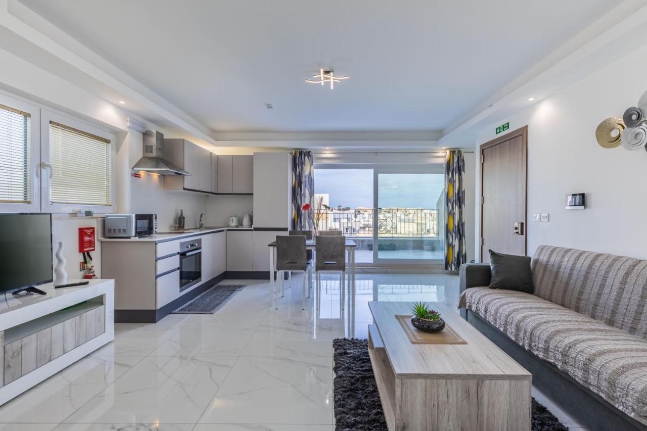 Terrace View-Stylish Two Bedrooms Fully Ac-Wifi Penthouse Msida Exterior foto